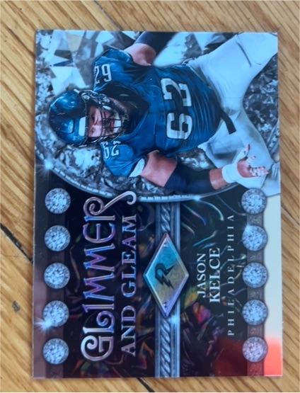 2024 Topps Resurgence Glimmer And Gleam #GG-21 Jason Kelce — front