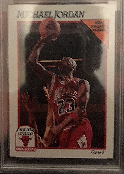 1991-92 NBA Hoops #30 Michael Jordan — front