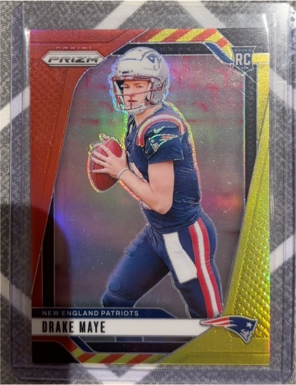 2024 Panini Prizm #329 Drake Maye — front