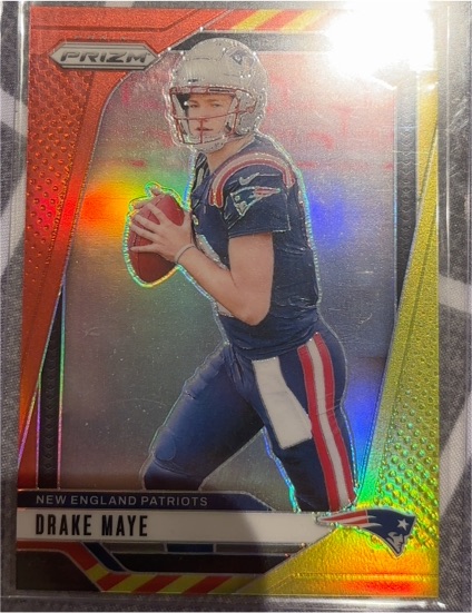 2024 Panini Prizm #329 Drake Maye — front