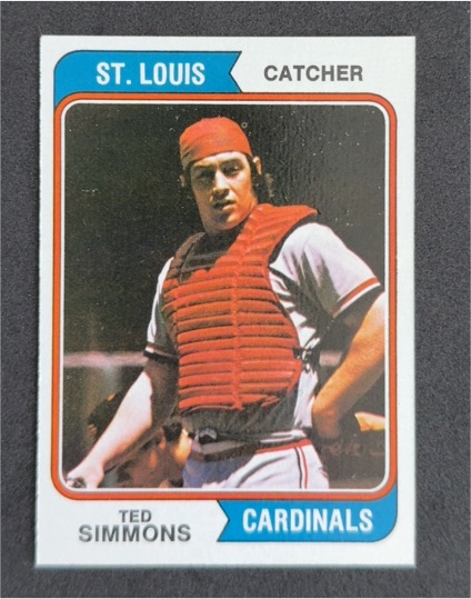 1974 Topps #260 Ted Simmons — front
