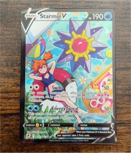 2022 Pokémon TCG Astral Radiance #TG13/TG30 Starmie V — front