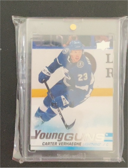 2019-20 Upper Deck Young Guns #224 Carter Verhaeghe — front