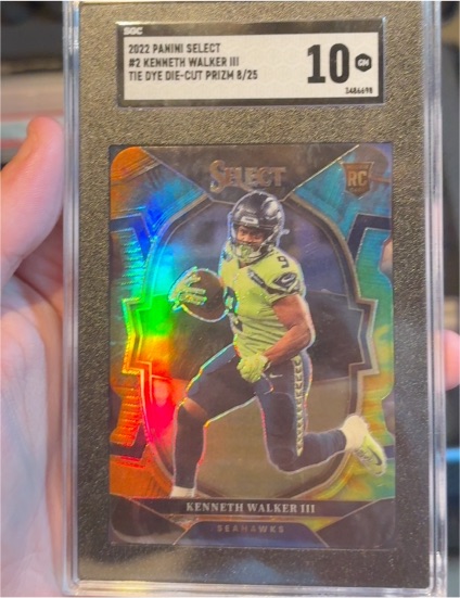 2022 Panini Select #2 Kenneth Walker III — front