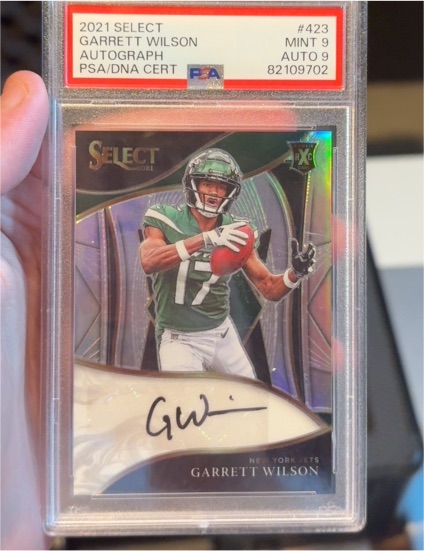 2021 Panini Select #423 Garrett Wilson — front