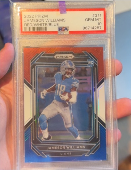 2022 Panini Prizm #311 Jameson Williams — front