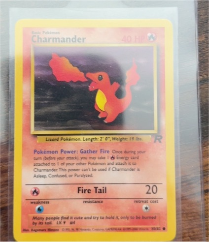 2000 Pokémon Team Rocket #50 Charmander — front