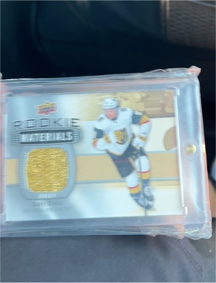 2019-20 Upper Deck Series 2 Rookie Materials #RM-CG Cody Glass — front
