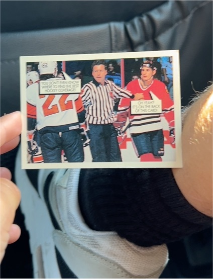 1991-92 The Sporting News Complete Hockey Book Promo Card — front