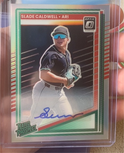 2025 Donruss Optic #112 Slade Caldwell — front