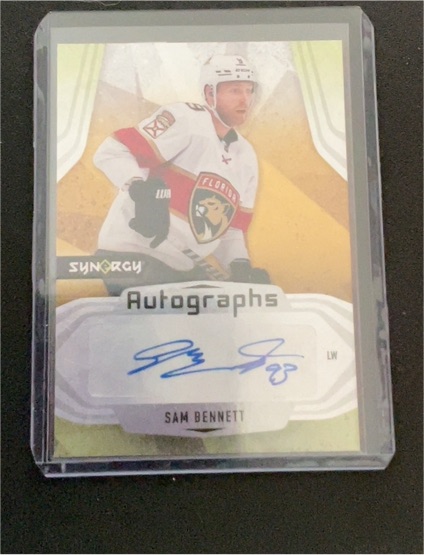 2021-22 Upper Deck Synergy Autographs #A-SB Sam Bennett — front