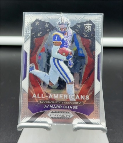 2021 Panini Prizm Draft Picks #185 Ja'Marr Chase All-Americans — front
