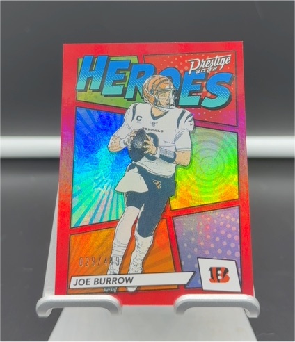 2022 Panini Prestige Heroes #H-2 Joe Burrow — front