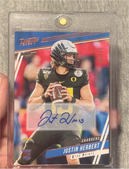 2020 Panini Prestige #266 Justin Herbert — front