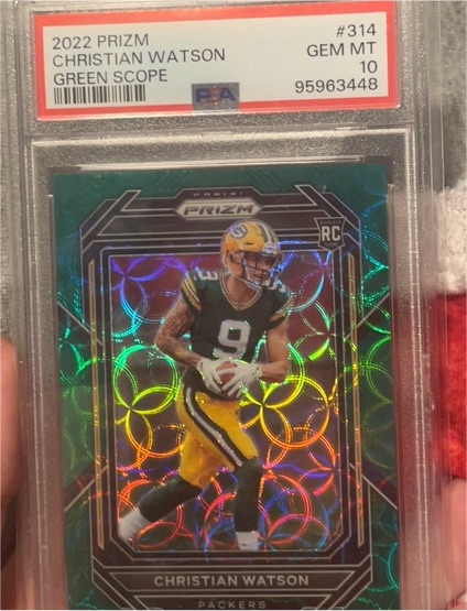 2022 Panini Prizm #314 Christian Watson — front