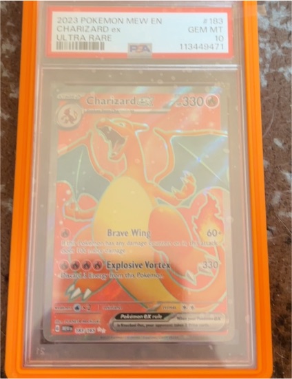 2023 Pokémon Mew EN Charizard ex #183 — front