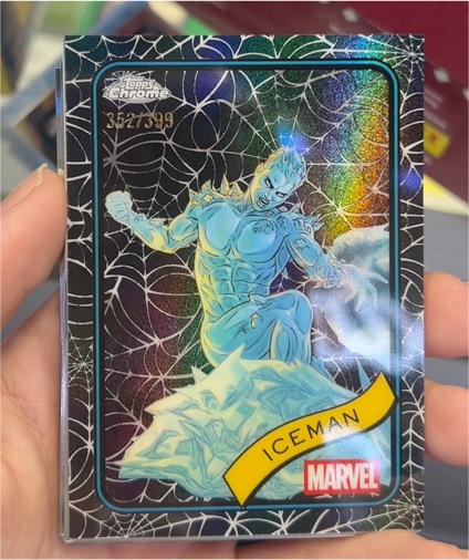 2025 Topps Chrome Marvel #179 Iceman — front