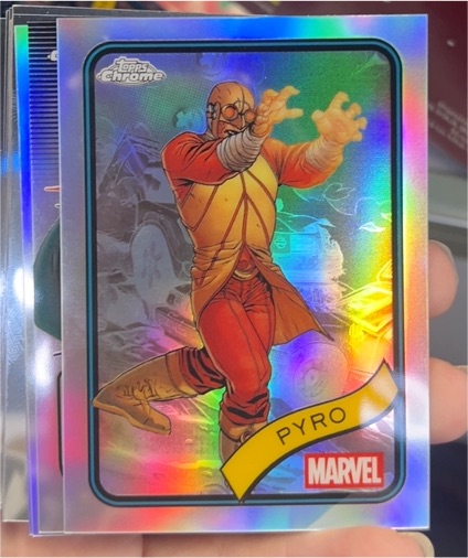 2025 Topps Chrome Marvel #66 Pyro — front
