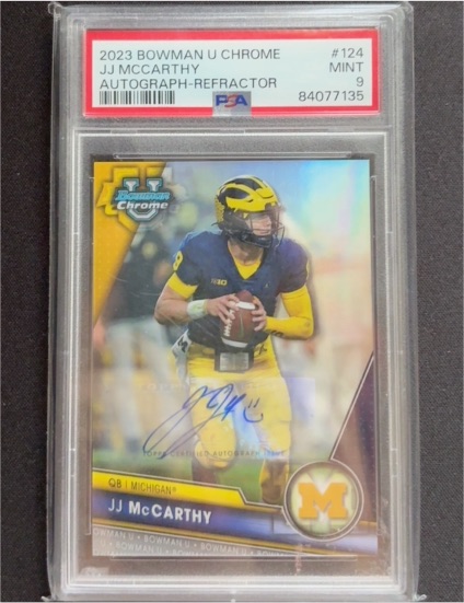 2023 Bowman U Chrome #124 JJ McCarthy — front