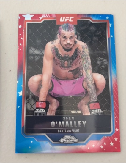 2025 Topps Chrome UFC #1 Sean O'Malley — front
