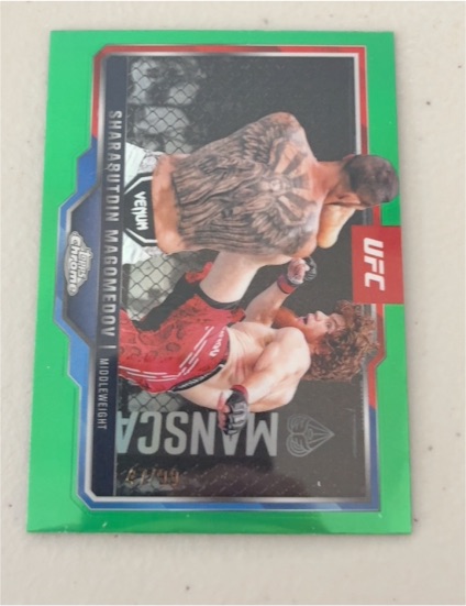 2025 Topps Chrome UFC #12 Sharabutdin Magomedov — front