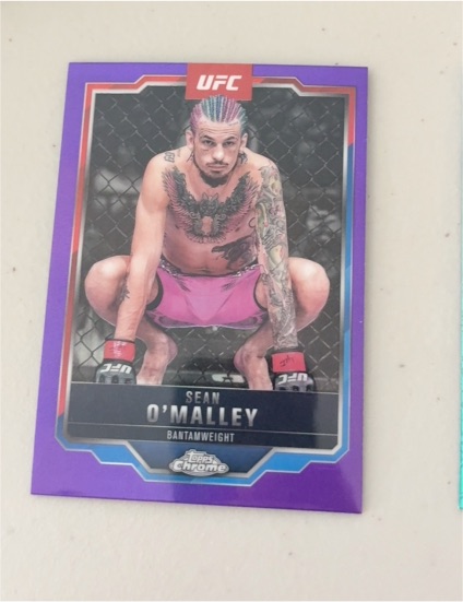 2025 Topps Chrome UFC #1 Sean O'Malley — front