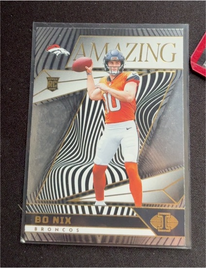 2024 Panini Illusions Amazing #7 Bo Nix — front