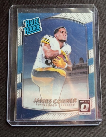 2017 Donruss Optic #172 James Conner Rated Rookie — front
