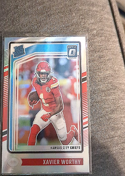 2024 Panini Donruss Optic #300 Xavier Worthy Rated Rookie — front