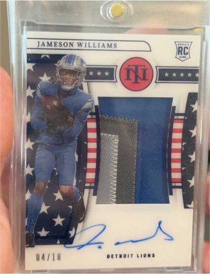 2022 Panini National Treasures #170 Jameson Williams — front