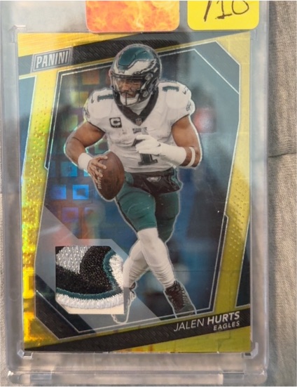 2023 Panini National Gold Pack #20 Jalen Hurts — front