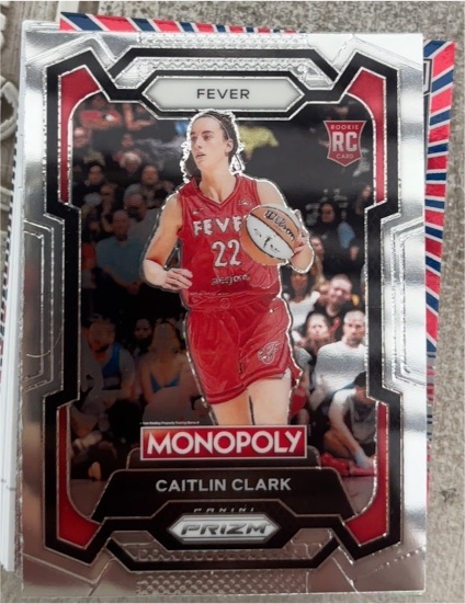 2024 Panini Prizm Monopoly #65 Caitlin Clark — front