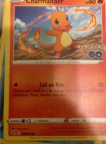 2022 Pokémon GO #008 Charmander — front