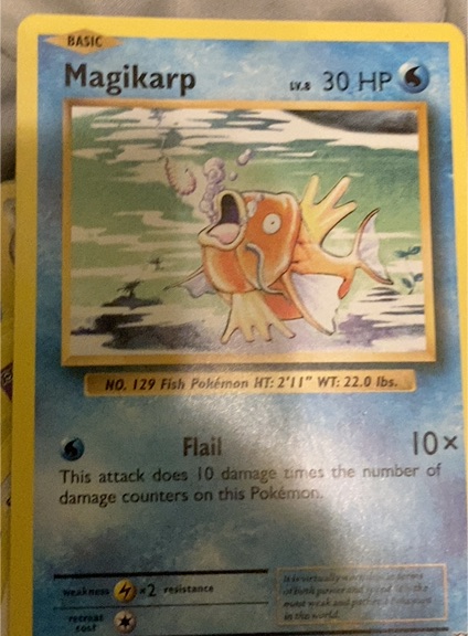 2016 Pokémon XY Evolutions #33 Magikarp — front
