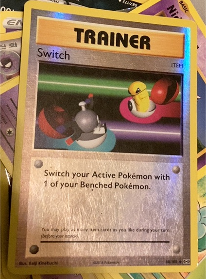 2016 Pokémon XY Evolutions #88 Switch — front