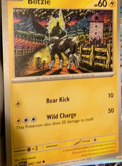 2023 Pokémon Scarlet & Violet Paradox Rift #062 Blitzle — front