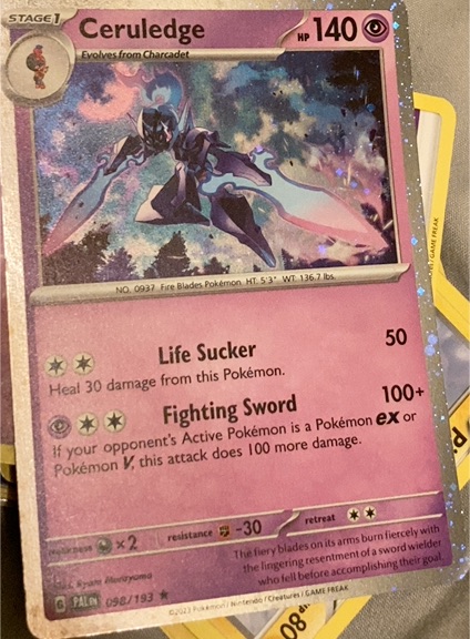 2023 Pokémon Scarlet & Violet: Paldea Evolved #098 Ceruledge — front