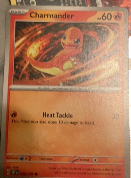 2023 Pokémon Scarlet & Violet Obsidian Flames #026 Charmander — front
