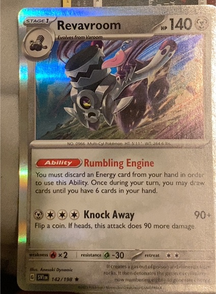 2023 Pokémon Scarlet & Violet #142 Revavroom — front
