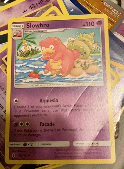 2017 Pokémon Guardians Rising #49 Slowbro — front