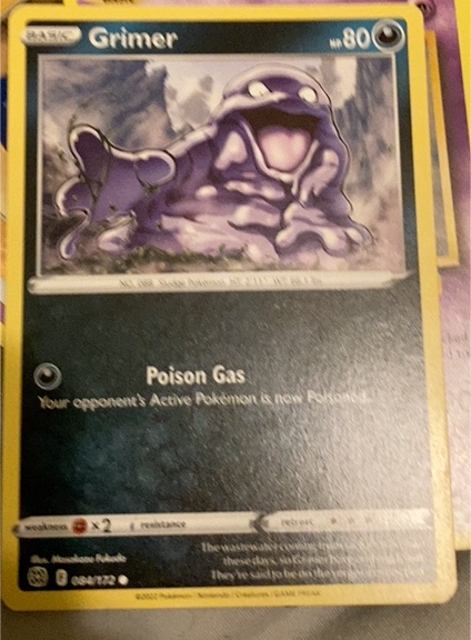 2022 Pokémon Brilliant Stars #084 Grimer — front