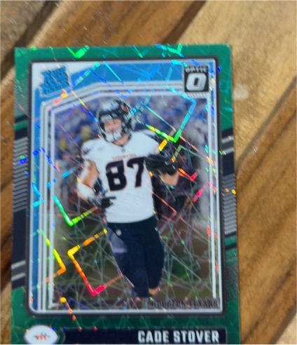 2024 Panini Donruss Optic # Silver Wave Prizm Cade Stover — front