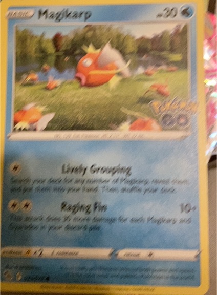 2022 Pokémon TCG Pokemon Go #021 Magikarp — front