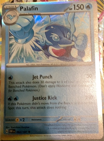 2023 Pokémon Scarlet & Violet Obsidian Flames #62 Palafin — front