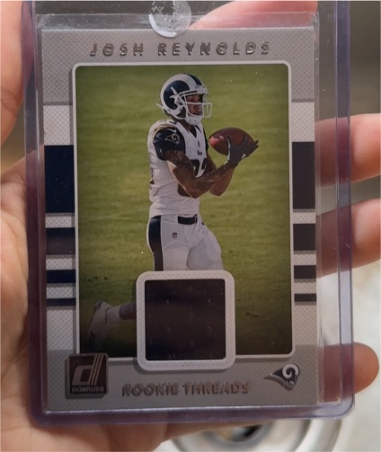 2017 Panini Donruss Optic #32 Josh Reynolds Rookie Threads — front
