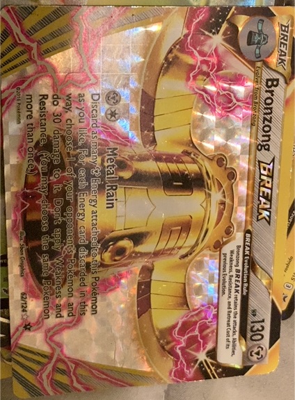 2016 Pokémon TCG XY Fates Collide #62/124 Bronzong BREAK — front