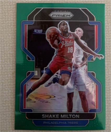 2021-22 Panini Prizm #58 Shake Milton — front