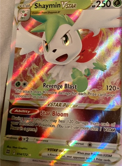 2022 Pokémon TCG #014 Shaymin VSTAR — front