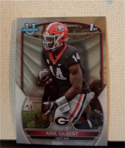 2022 Bowman University Chrome #54 Arik Gilbert — front