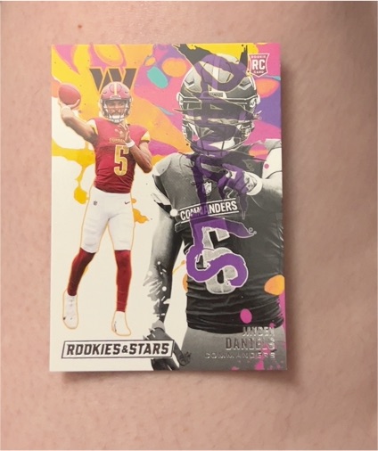 2024 Panini Rookies & Stars Rookie Exclusive #RE-JDS Jayden Daniels — front
